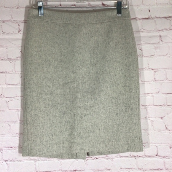 J. Crew Mercantile Wool Blend Skirt - Size 2 - Picture 1 of 7
